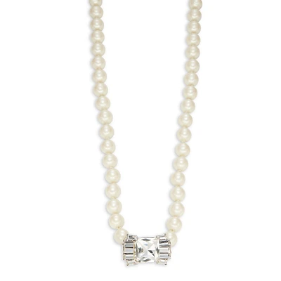 Faux Pearl Opera Length Necklace