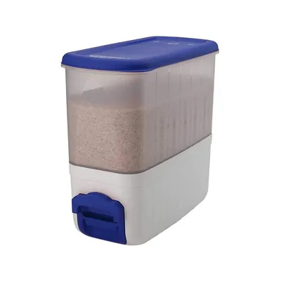 Rice Dispenser 10kg, Rice Storage Container Large Sealed Grain Plastic Container