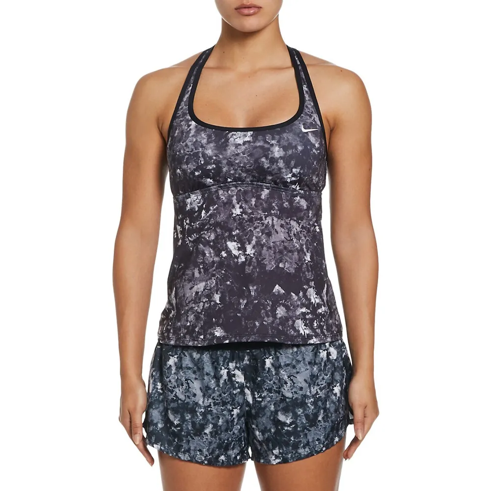 Nike Swim Earth Dye Racerback Tankini Top