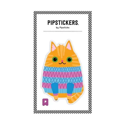 Big Puffy Sticker: Cozy Cat