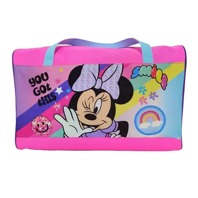 Minnie Mouse Winking Smile Kids Duffle Bag