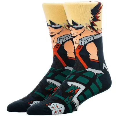 My Hero Academia - Bakugo Animigos Crew Socks