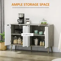 4-door Storage Cabinet With Adjustable Shelves