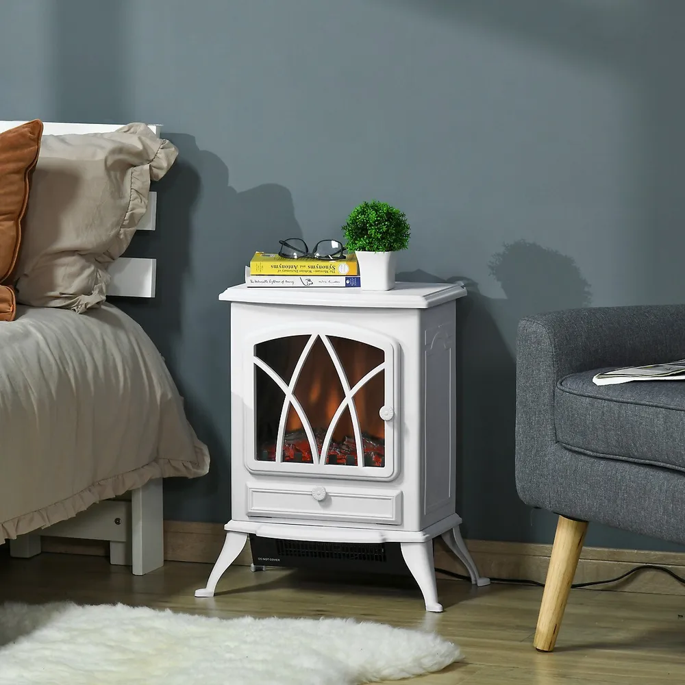 HOMCOM 18 Freestanding Electric Fireplace | Southcentre Mall