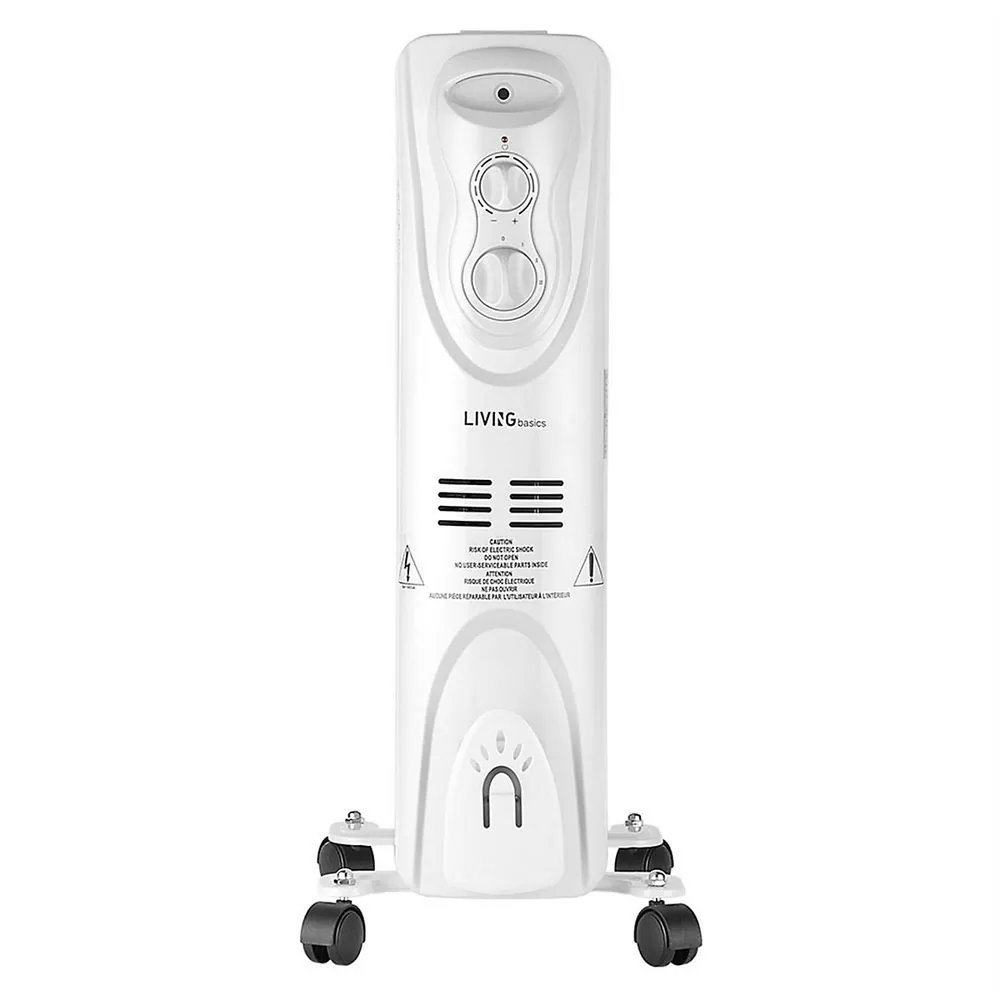 LIVINGbasics Portable Oil Filled Radiator Heater, Electric Space Heater, 3  Modes (600w/900w/1500w) | Southcentre Mall