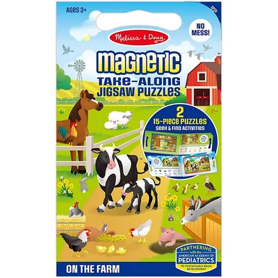 Magnetic Take-along Jigsaw Puzzle