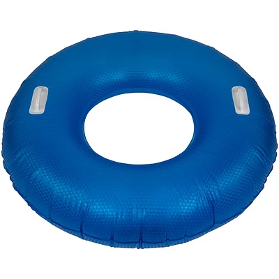 42" Blue Sparkle Inflatable Swimming Pool Tube Ring Float