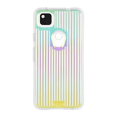 Tough Groove Case Compatible With Pixel 4a - Pink