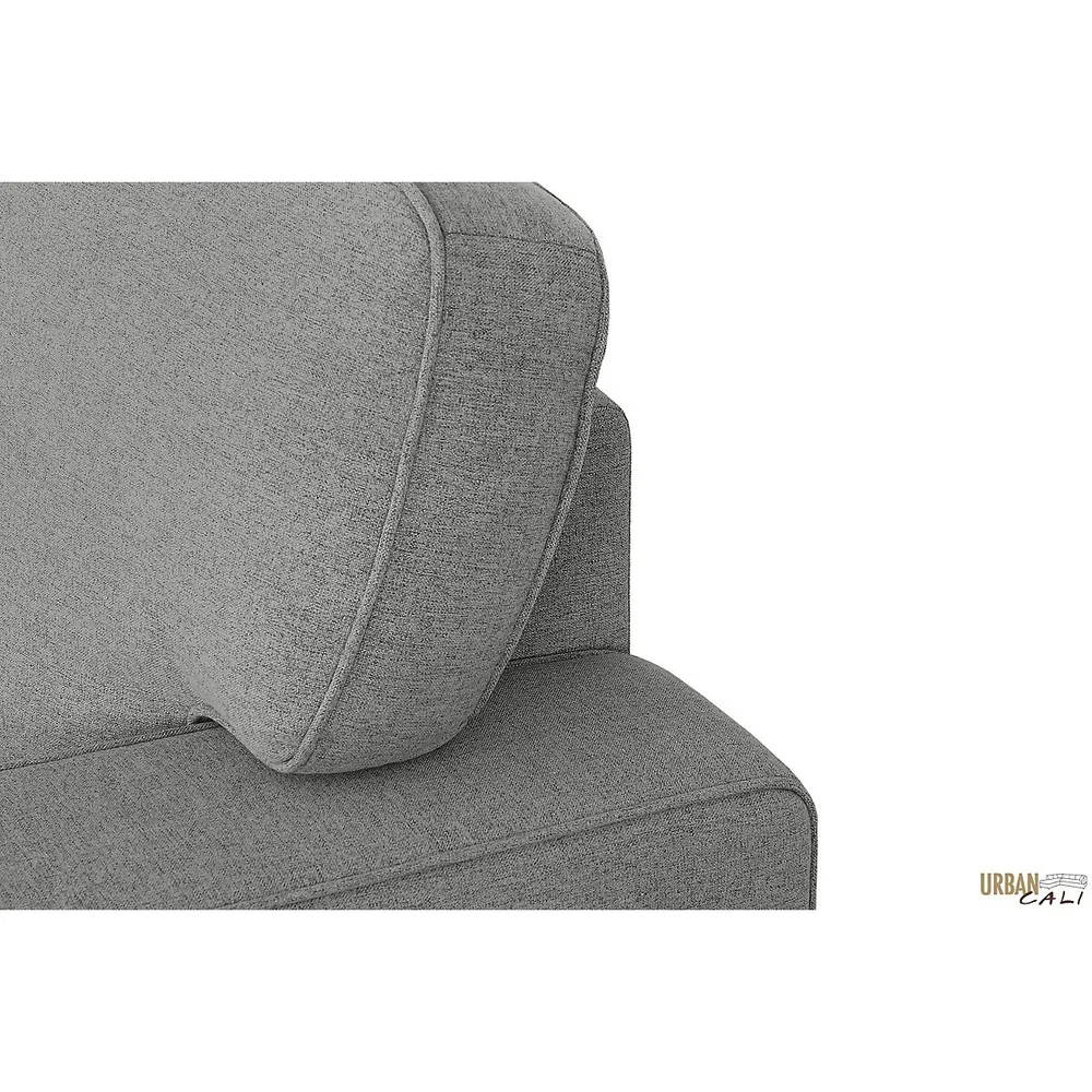 Santa Cruz Large Modular Sleeper Sectional Sofa Bed With Storage Chaise Solis Dark Grey