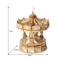 Merry-go-round Tg404 3d Wooden Puzzle