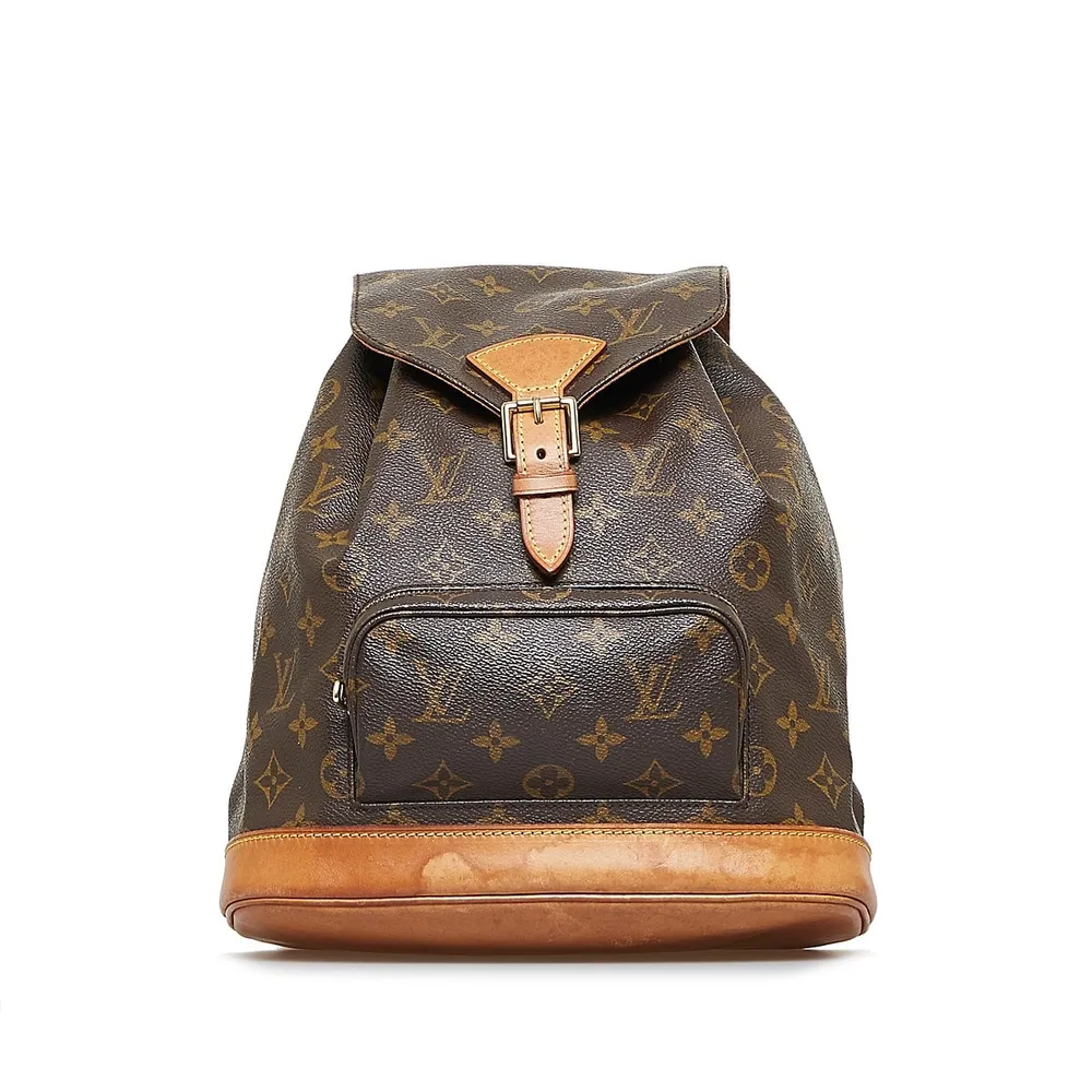 Louis Vuitton Vintage 90s LV Monogram Canvas Montsouris MM Backpack Bag