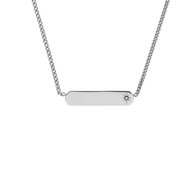 Women's Drew Stainless Steel Bar Chain Necklace