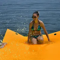 3 Layer Water Mat Floating Pad Island Water Sports Recreation Relaxing Tear-resistant 12' X 6'