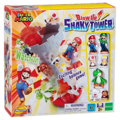 Mario Blow Up Shaky Tower