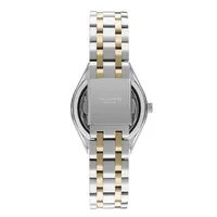Ladies Lc07382.230 3 Hand Silver Watch With A Two Tone Metal Band And A Silver Dial