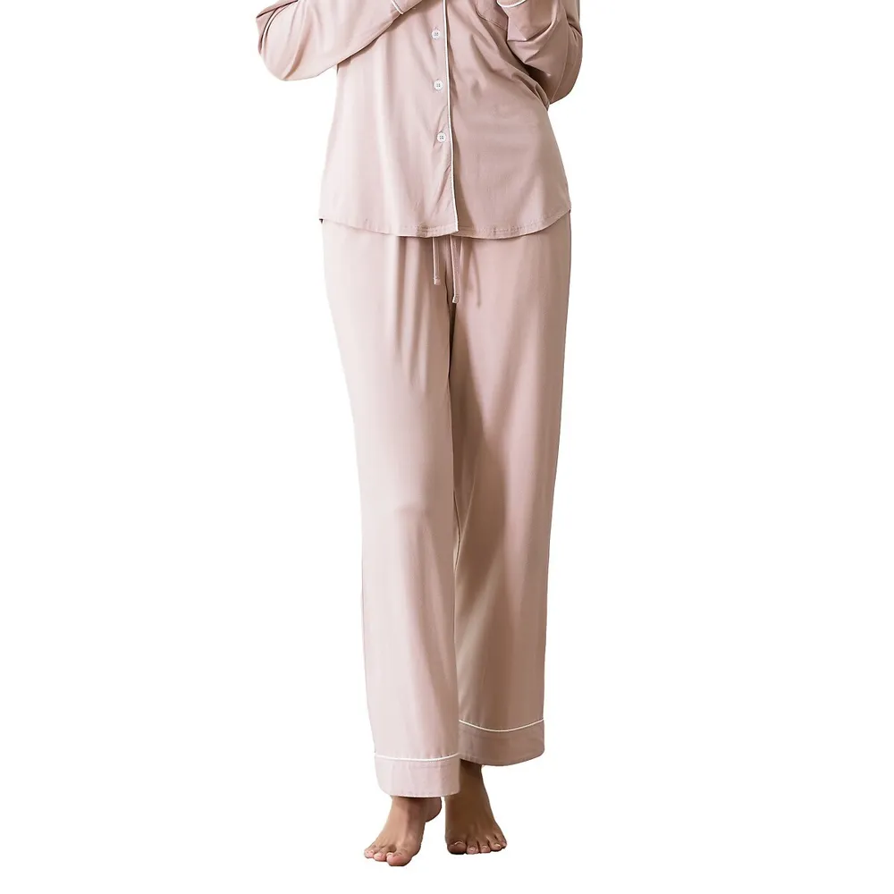 Cozy Earth Bottom Only - Women's Bamboo Stretch Knit Classic Pajama Pant