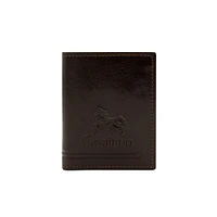 Leather Card Holder Wallet Rfid Secure