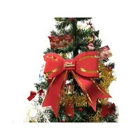 1.8 M Eco-friendly Fully Decorated Christmas Pine Tree With Led Multicolor Lights And Stand