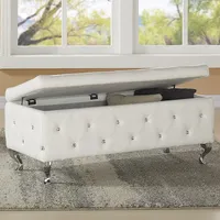 Monique Rectangular Storage Ottoman