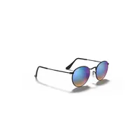 Round Flash Lenses Gradient Sunglasses