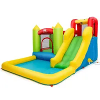 Outdoor Inflatable Bounce House Water Slide Climb Bouncer Pool