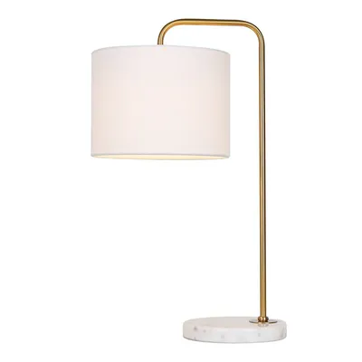 Metal & Marble Table Lamp
