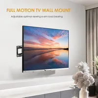 Full Motion Articulating Tv Wall Mount For 26-55in Tvs Holds Up To 88lbs