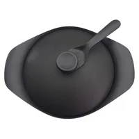 Tekki (cast Iron) Oil Pan 22cm With Cast Iron Lid And Handle