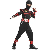 Ninja Black And Red Kids Costume