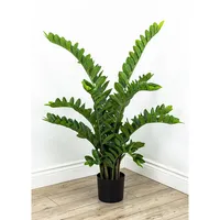 Faux Botanical Zamio In Green 44 In. Height