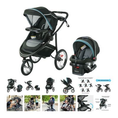 Graco Modes Jogger 2.0 Travel System Stroller With Car Seat, Palermo