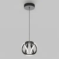 Vivaldi Modern Pendant Light Fixture, Black