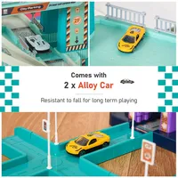 6-level Car Parking Garage Toy Race Tracks Car Ramp Set Toddler Car Games