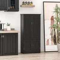 Kitchen Pantry With Adjustable Shelves And Doors