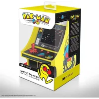 Micro Player Mini Arcade Machine: Pac-man Video Game, Fully Playable, 6.75 Inch Collectible, Color Display, Speaker, Volume Buttons, Headphone Jack, Battery Or Micro Usb Powered
