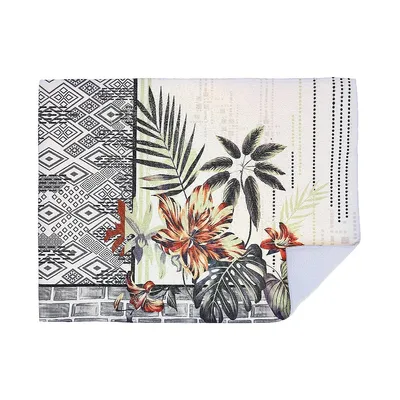 Microfibre Drying Mat Tropical Chic - Set Of 2