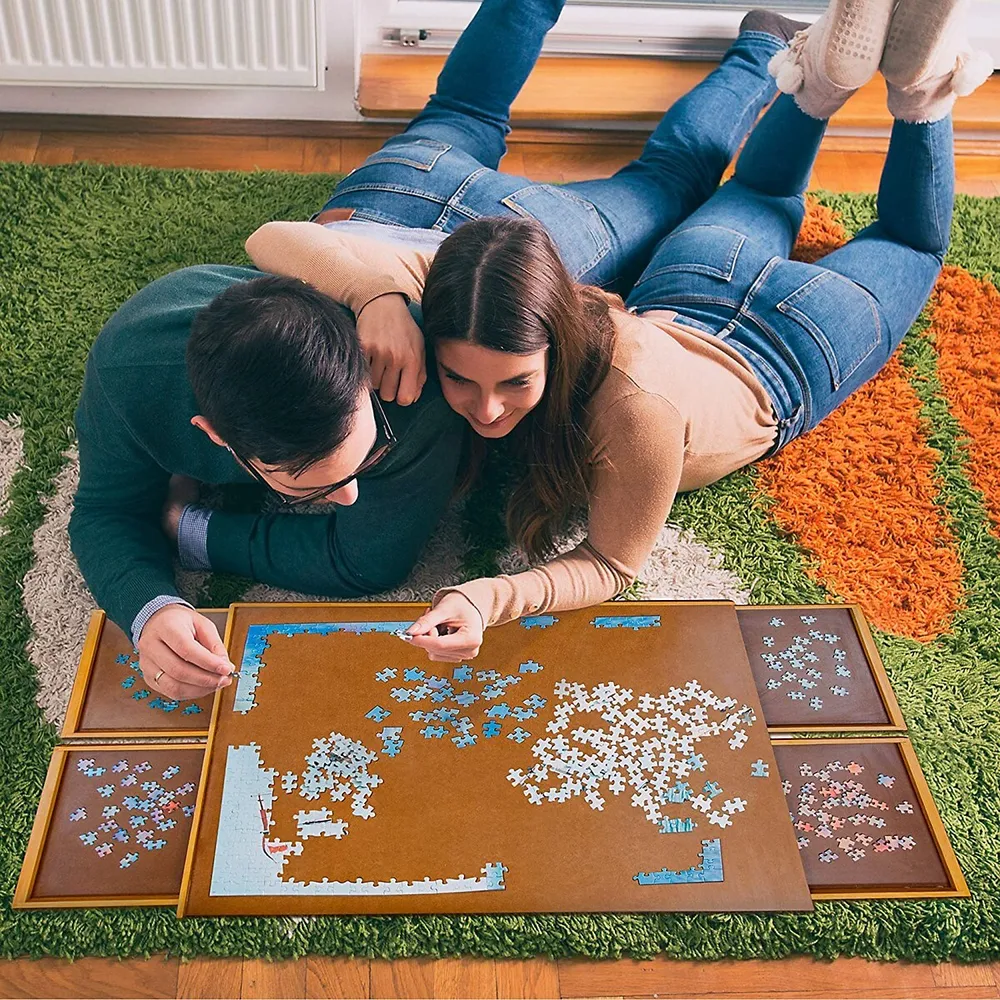 Jumbl 1000-piece Puzzle Board  23” X 31” Wooden Jigsaw Puzzle