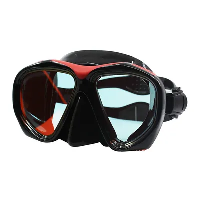 Olympus Pro Diving Mask - Snorkeling And Freediving Goggles With Tempered Glass Mirrored Lenses For Adults
