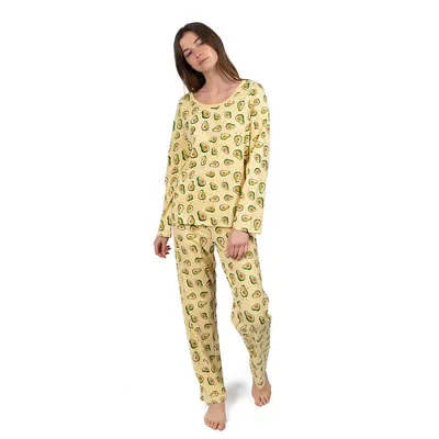 Womens Two Piece Cotton Comfortable Fit Pajamas