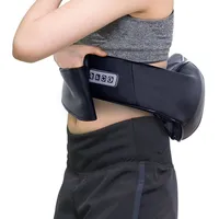 Costway Shiatsu Back & Neck Massager Kneading Shoulder Massage Pillow W/ Heat Straps