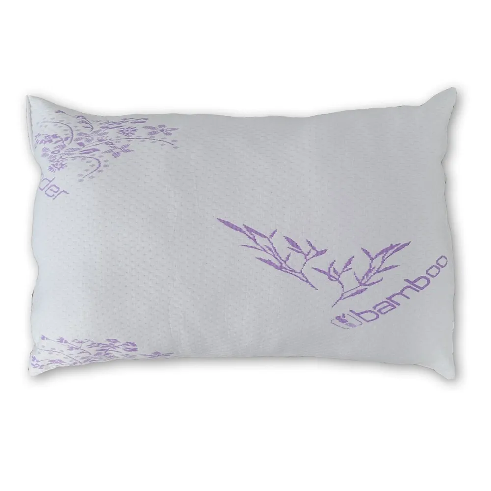 Lavender Infused Bamboo Pillow, Made Canada