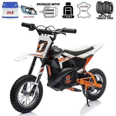 Supermoto Off Road Edition 24v/250w, Up To 22kmh Dirt Bike For Kids