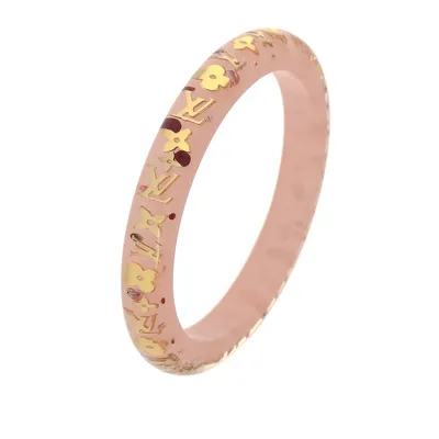 Louis Vuitton Narrow Inclusion Bangle (Rose/Gold)