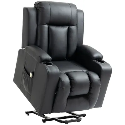 Electric Power Lift Chair Recliner Sofa With Footrest