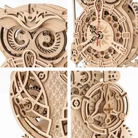 Owl Clock Lk503 Battery Mechanical Gears Kit