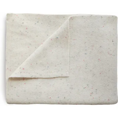 Organic Cotton Knitted Confetti Baby Blanket