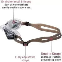 Adult Swimming Goggles Waterproof Anti-Fog Swim Glasses UV Shield Adjustable