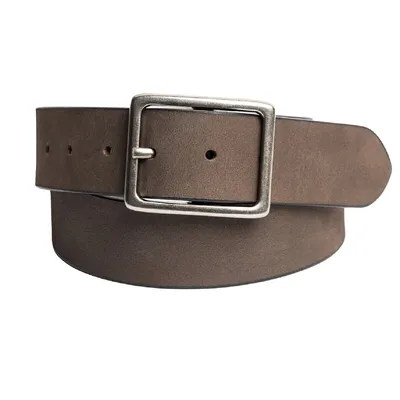 40mm Genuine Nubuck Leather Belt