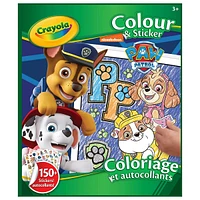 Colour & Sticker Book - Paw Patrol