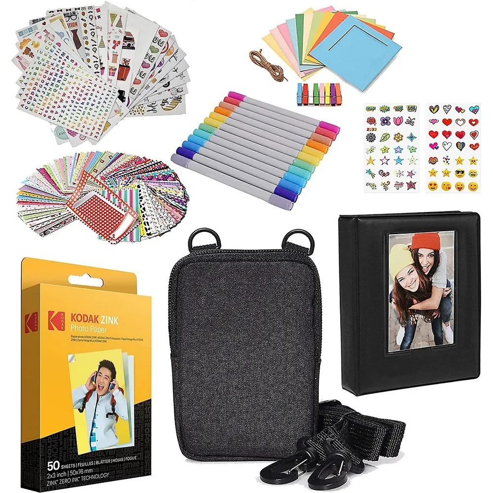 Kodak 2x3 Inches Premium Zink Photo Paper (50 Pack) Fun Accessory